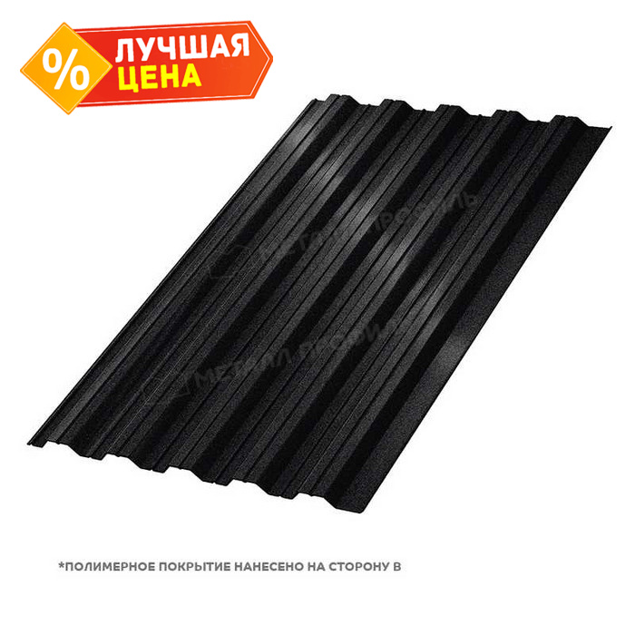 Профлист Металл-Профиль НС-35 VALORI 0.5 мм DarkGrey, Темно-серый