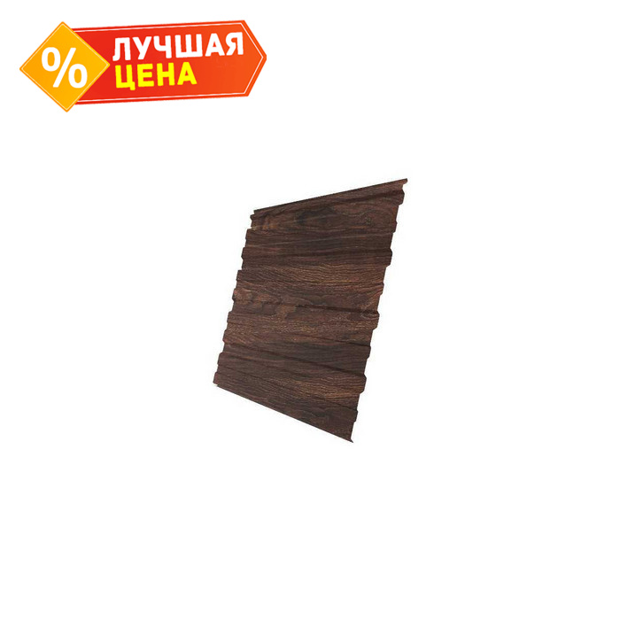 Профлист Grand Line C20A Print Elite 0.45 мм Chestnut Wood