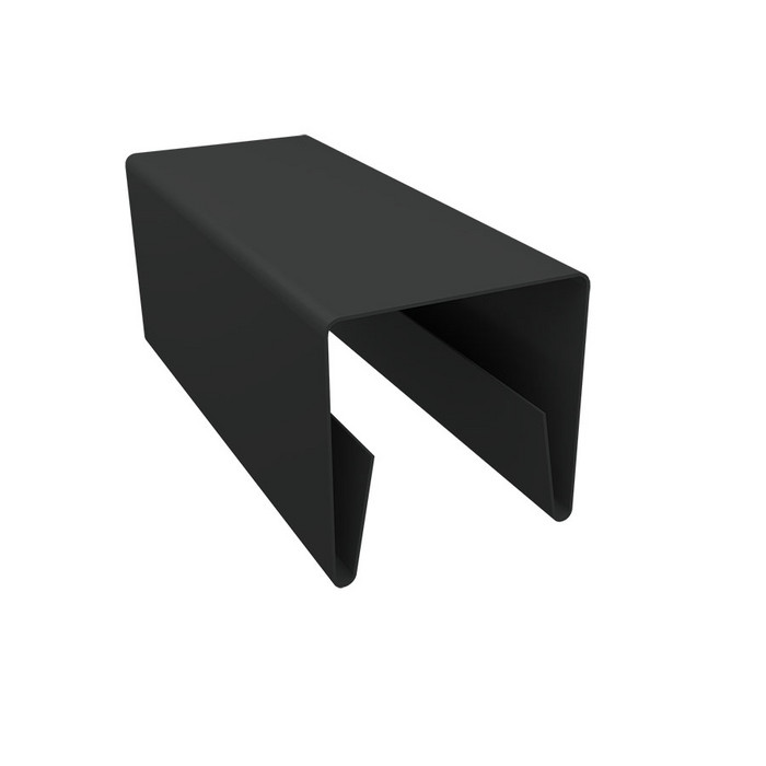 Планка П-образная заборная 20 0,45 PE-Double с пленкой RAL 7016 антрацитово-серый (3м)