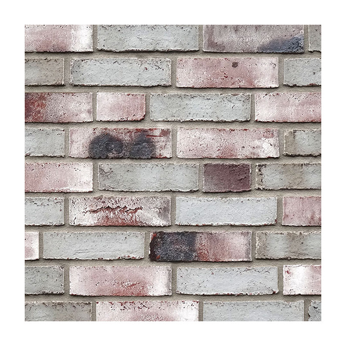 Облицовочный кирпич WIESMOOR Серо-белый с углем (grauweiß-kohle) handstrich, 240x115x71 мм, Röben