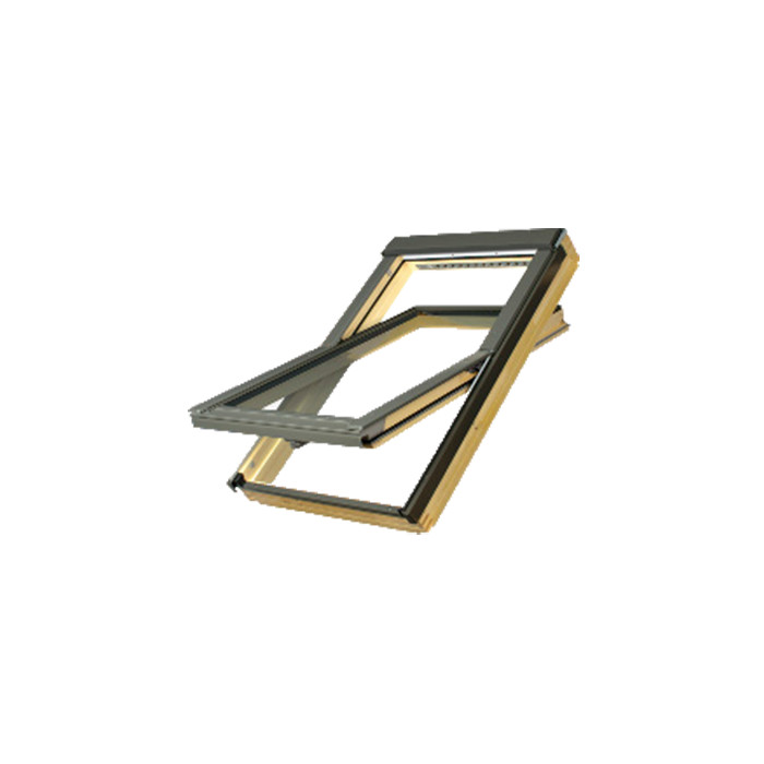 Деревянное мансардное окно, FTU-V U3, 78x140, Среднеповоротное открывание, Fakro