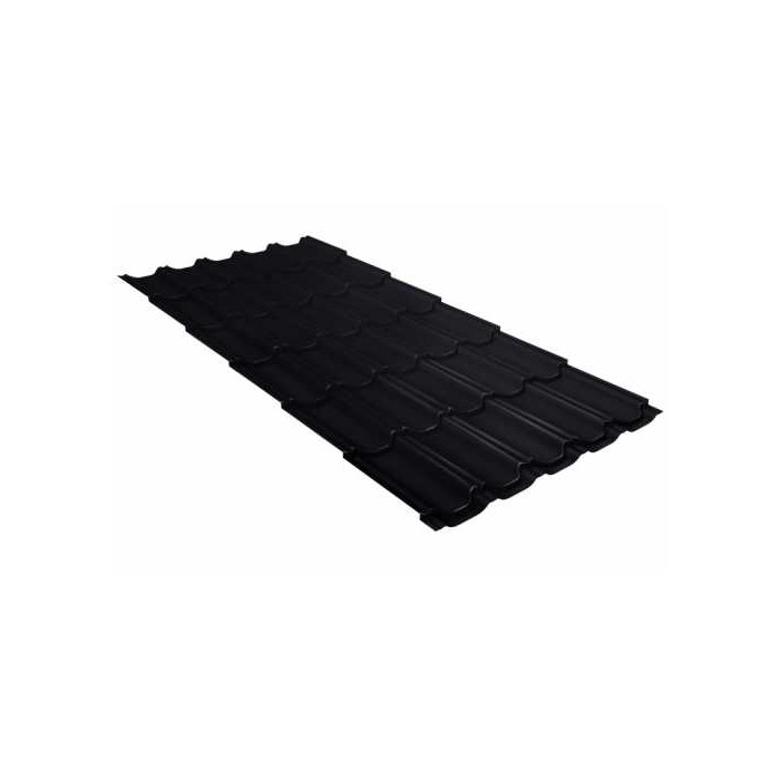 Металлочерепица Grand Line Kvinta plus (Квинта Плюс) 0,45 Drap RAL 9005 Черный
