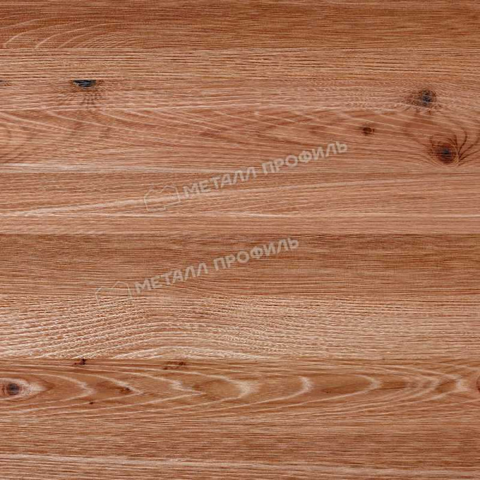 Планка карнизного свеса 250х50х3000 (ECOSTEEL_T-01-Кедр-0.5)